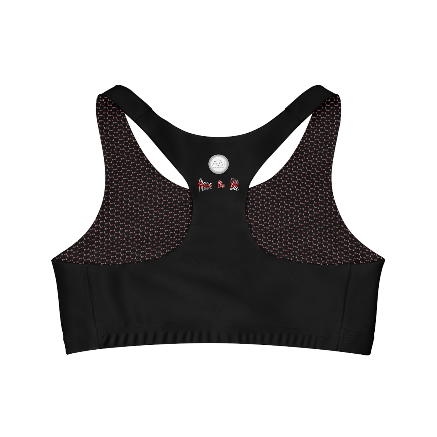 1MOV | ¡¡¡ Move or Die !!! | Woman | Seamless Sports Bra (AOP)