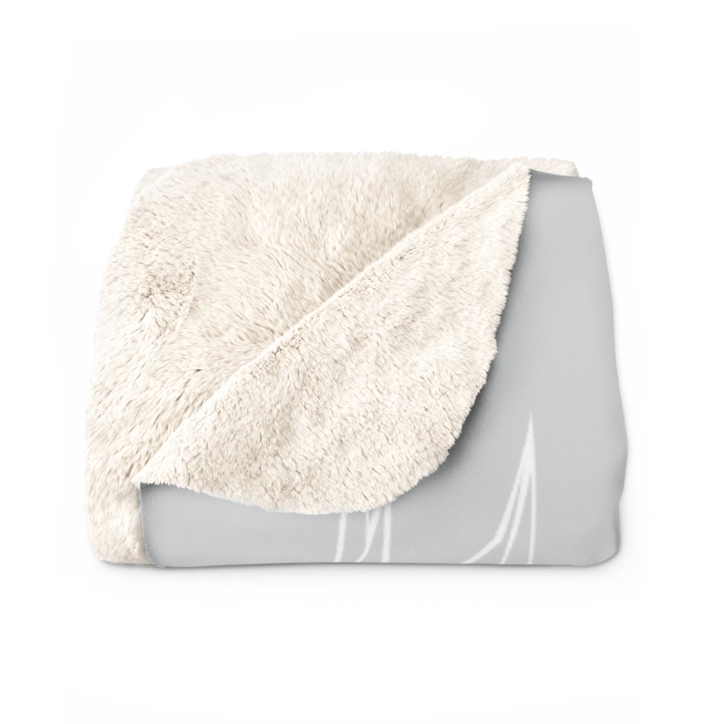 6SPI | " Krafttier Hirsch" | Sherpa Fleece Blanket